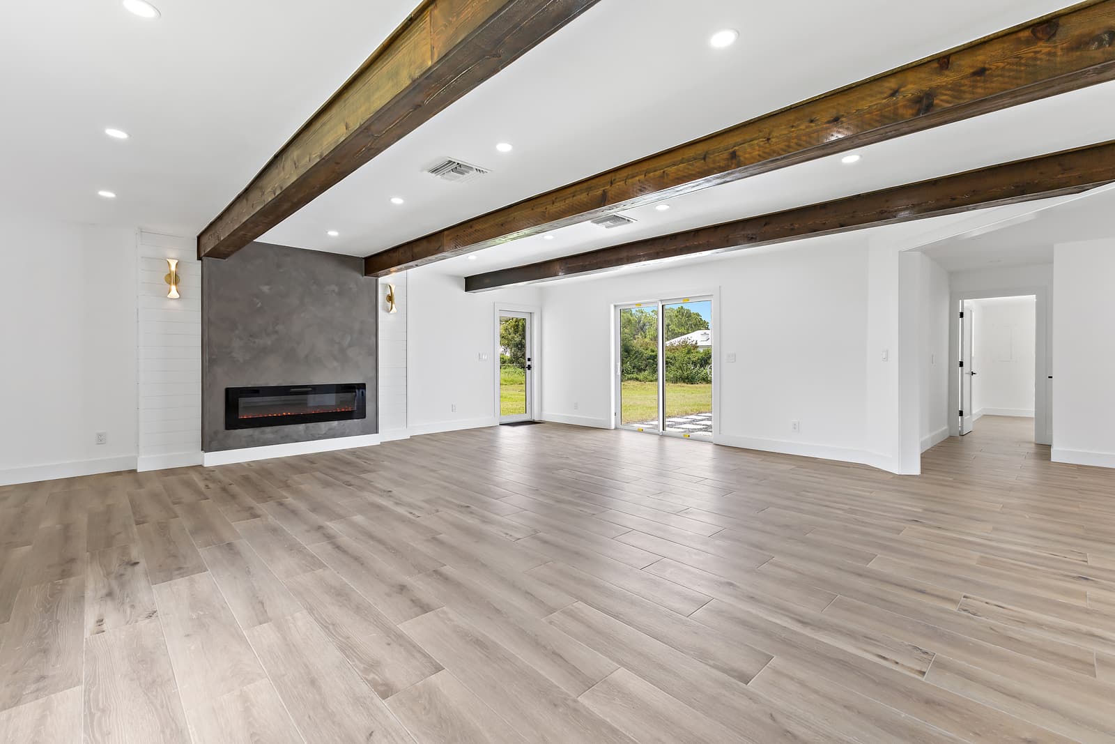 Great room after